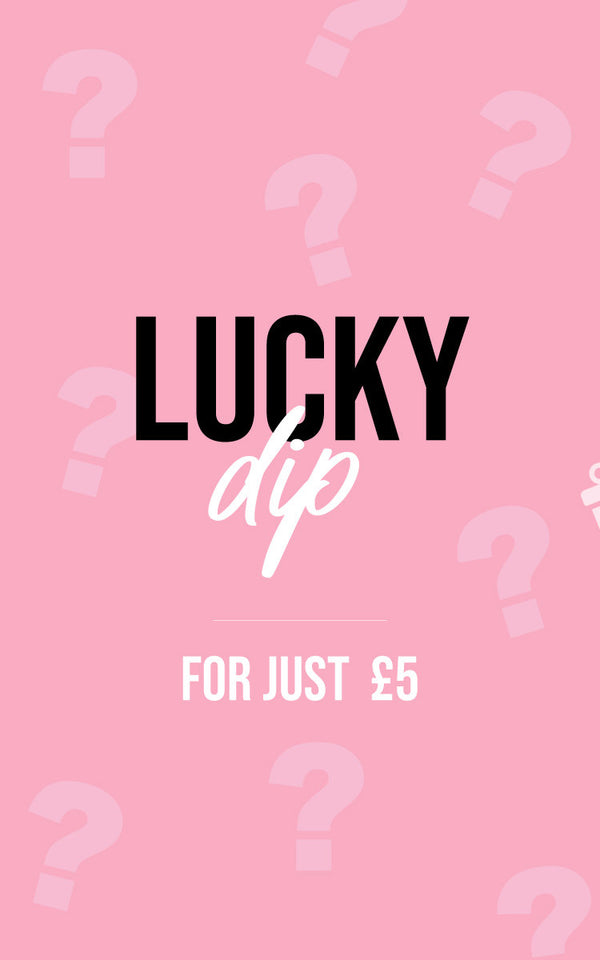 Lucky Dip Footwear mystery box with one surprise footwear item worth up to £50, offering a unique bargain experience with potential irregularities.